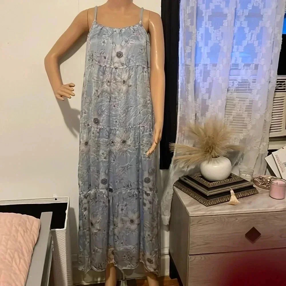 Elena bardi maxi dress made in Italy